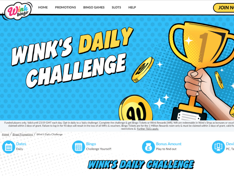 Wink Bingo Review 400 Bonus Bundle Play Bingo & Slots