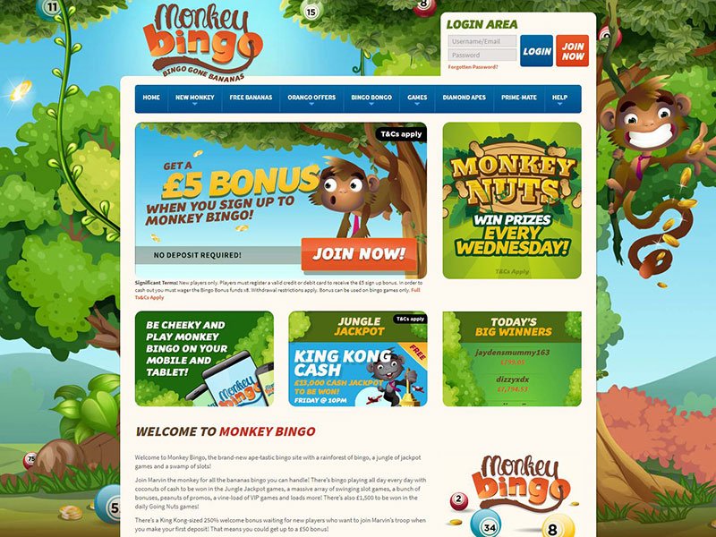 monkeybingo