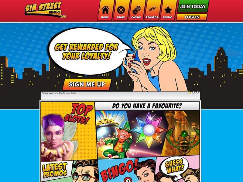 sinstreetbingo