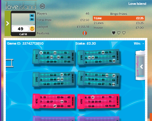 LoveIslandBingoGame