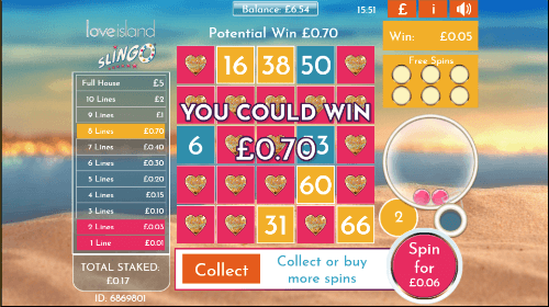 LoveIslandSlingoGame