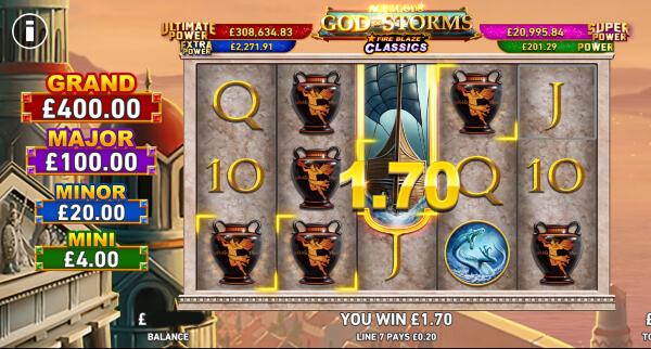 Age of the Gods God of Storms Fire Blaze