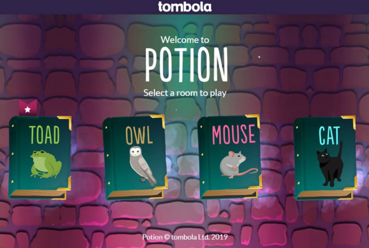 Tombola Potion lobby