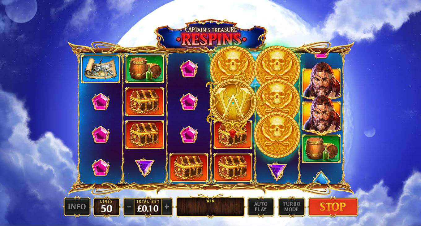 Captains Treasure respins