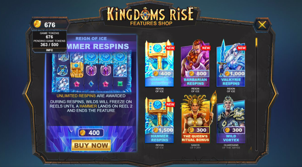 Kingdoms Rise Shop