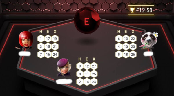 HexaBingo table