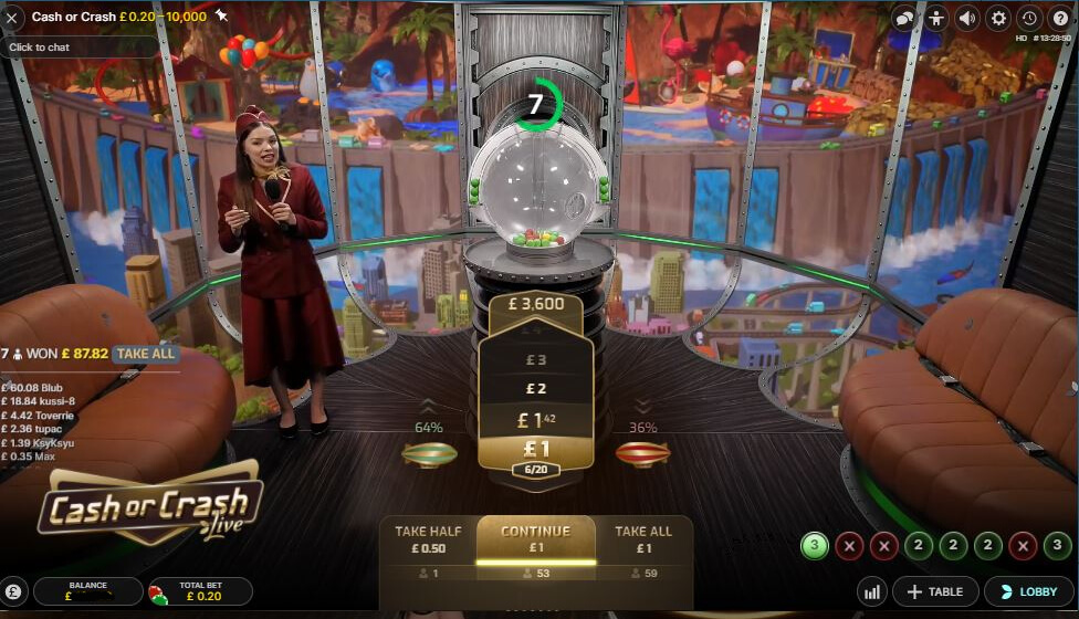 Cash or Crash, A New Live Game | How & Where To Play