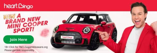 Win A Mini Cooper At Heart Bingo