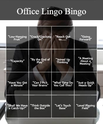 Office Lingo Bingo