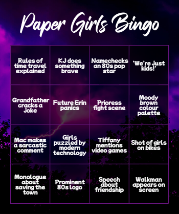 Paper Girls Bingo