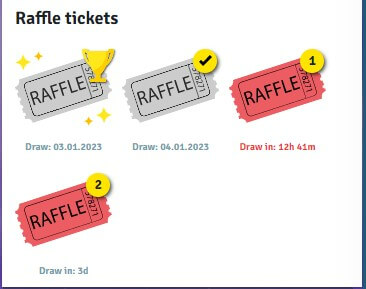 Year Of The Rabbit Raffle Tickets