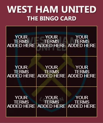 West Ham Bingo