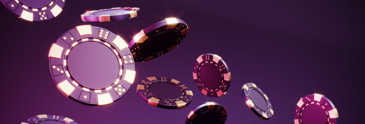 Purple Casino Chips