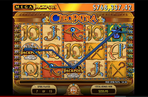 Cleopatra Mega Jackpots