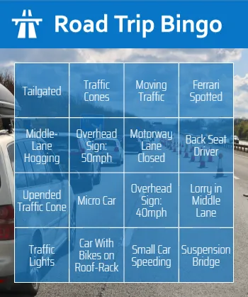 Road Trip Bingo