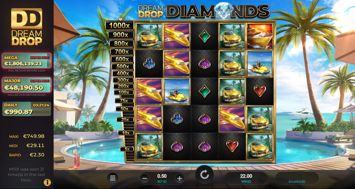 Dream Drop Diamonds slot game