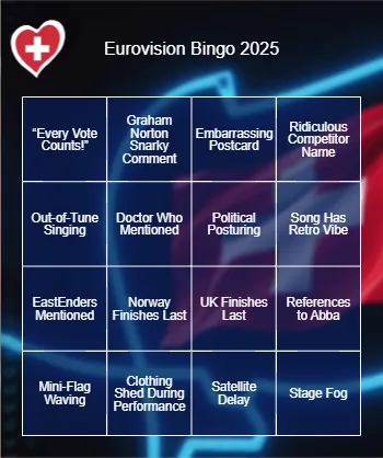 Eurovision Bingo