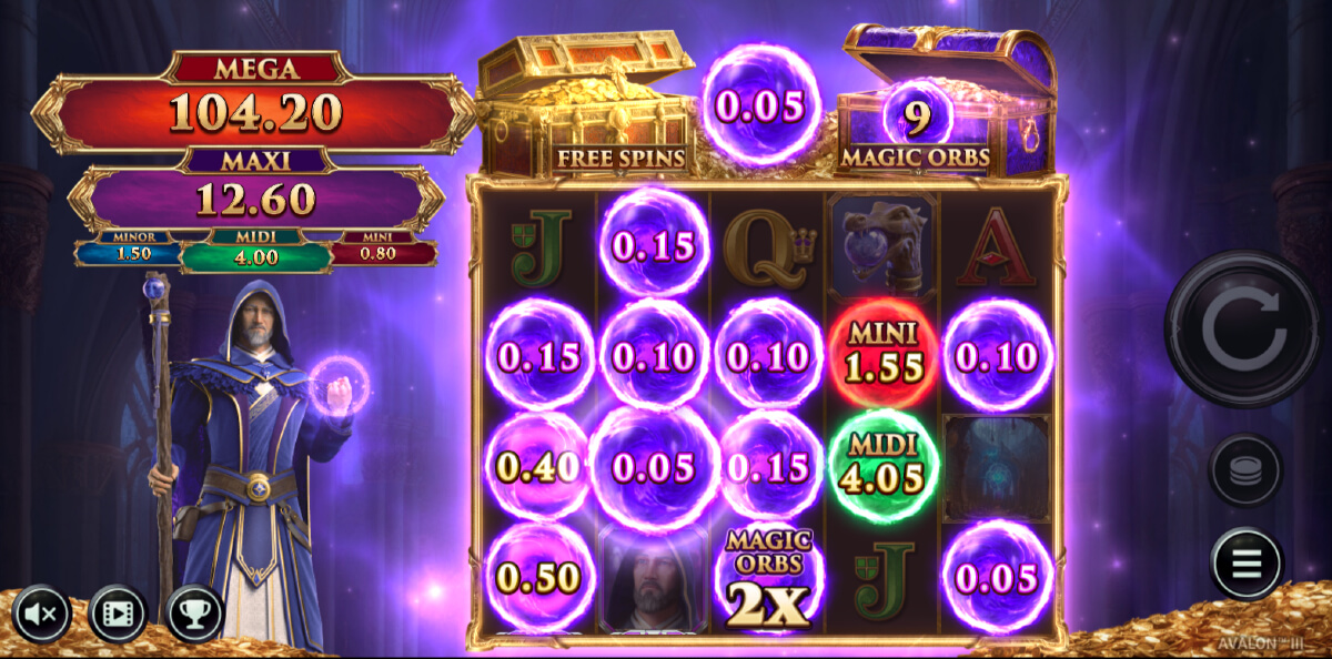 Avalon 3 Magic Orbs Bonus