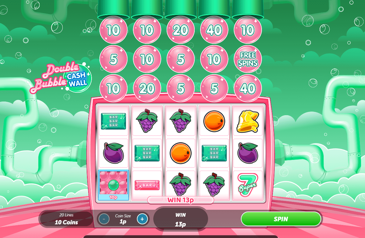 Double Bubble Cash Wall