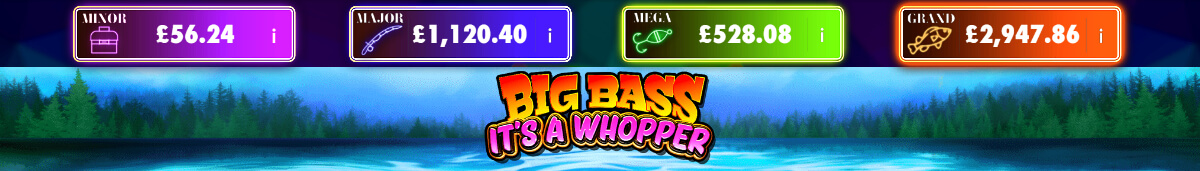 Big Bass Jackpot Bonanza - the 4 jackpots