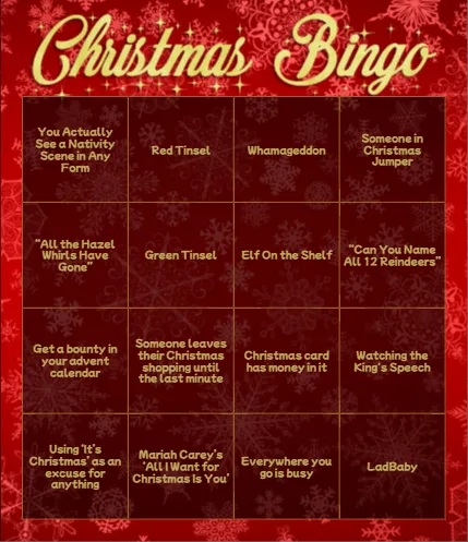 Christmas Bingo