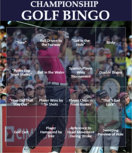 Golf Bingo