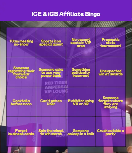 ICE & iGB Affiliate Bingo