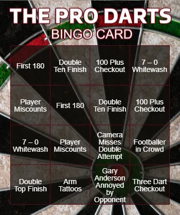 Darts Bingo