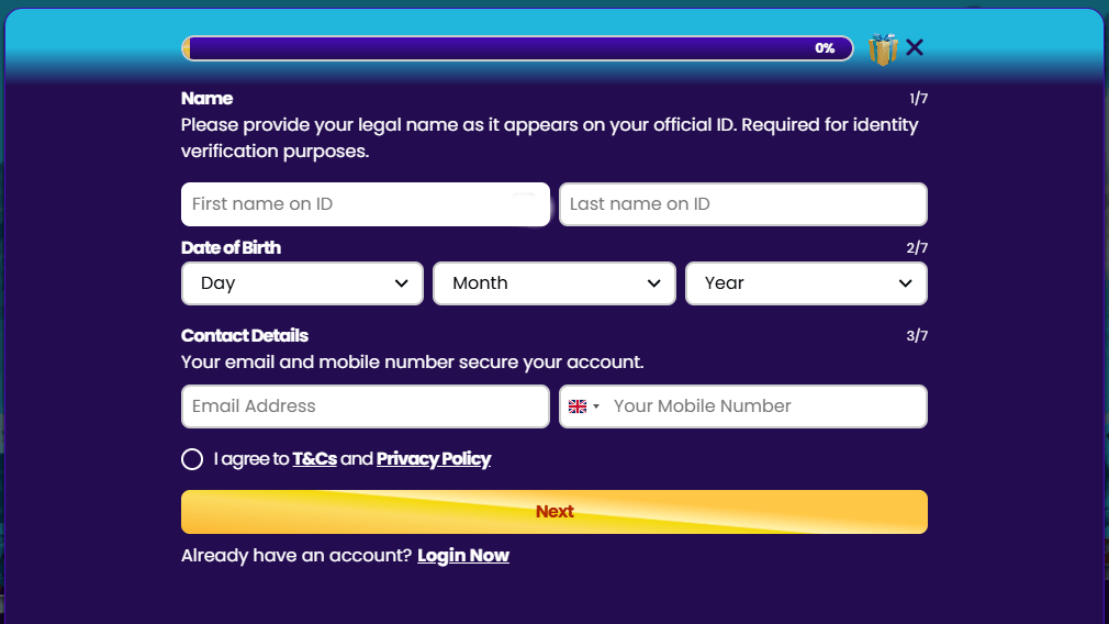 New Jumpman Registration Form